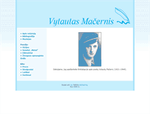 Tablet Screenshot of macernio.landyne.lt